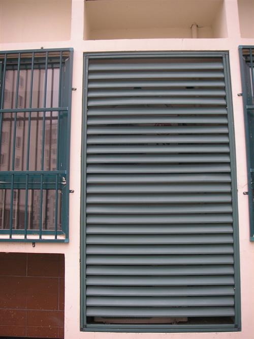 品源金属(图)|锌钢百叶窗护栏|锌钢百叶窗